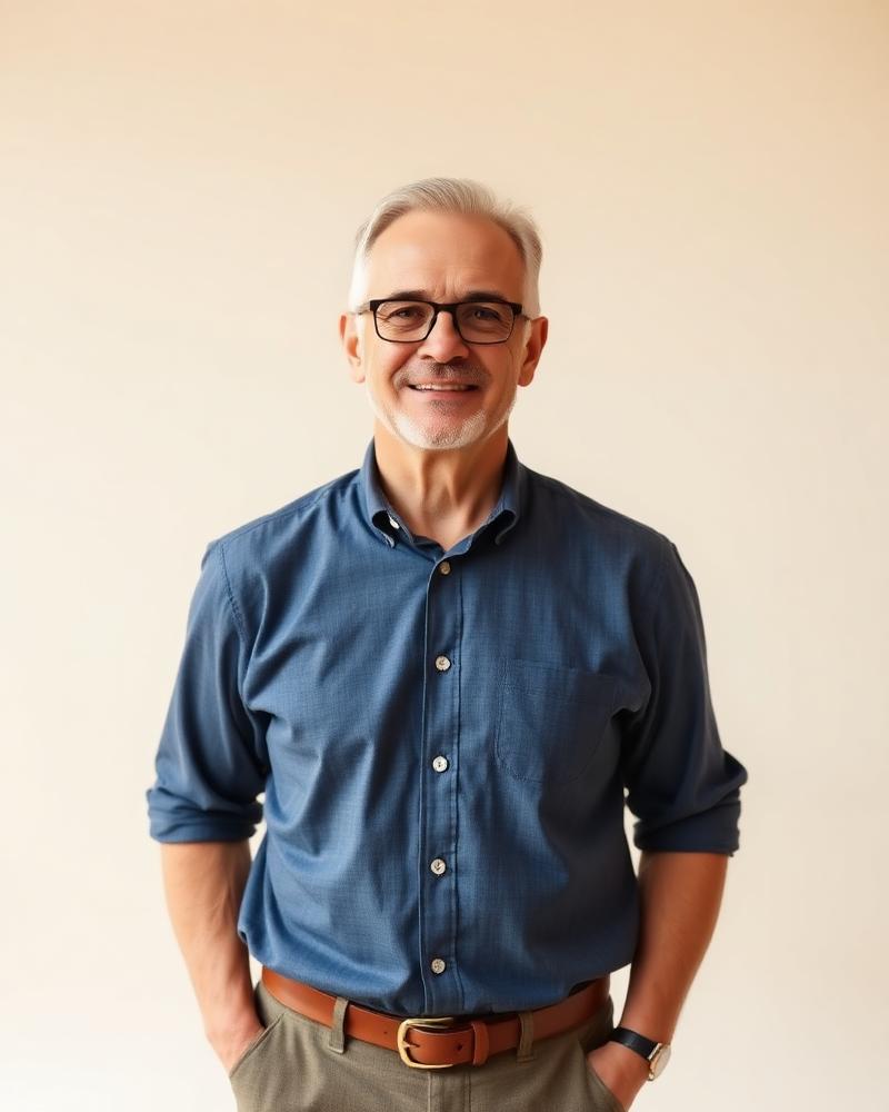 Studio portrait of James Thomson, Company Director